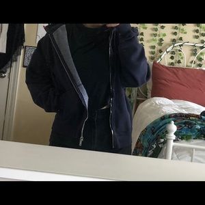 Brandy Melville Christy Hoodie Navy Blue size OS